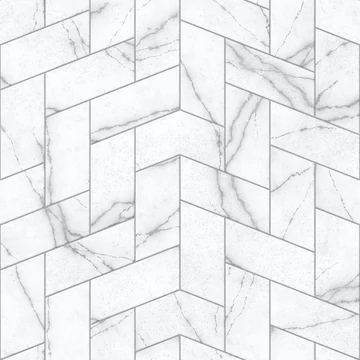 HB SPC/vinyl vízálló fali panel, Carrara Marble Tile