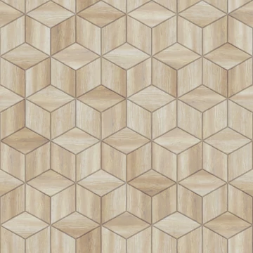 HB SPC/vinyl vízálló fali panel, Natural Ash Wood Cubes