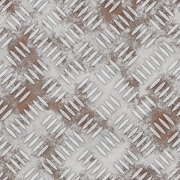 HB SPC/vinyl vízálló fali panel, Weathered Diamond Plate