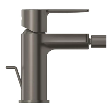 GROHE Lineare egykaros bidé csaptelep S-es méret lefolyógarnitúrával, Brushed Hard Graphite