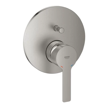 GROHE Lineare egykaros falba épített zuhanycsaptelep, 2 funkciós, Supersteel
