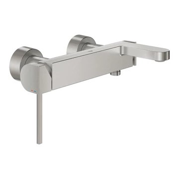 GROHE Plus egykaros kádtöltő csaptelep, Supersteel