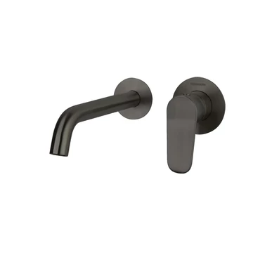 RamonSoler Alexia fali mosdó csaptelep 19 cm-es kifolyóval és S2 rendszerrel, Brushed Nickel