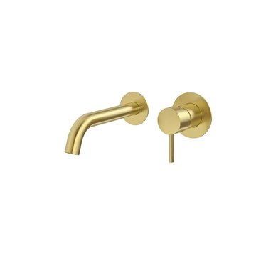 RamonSoler Odisea fali mosdó csaptelep 19 cm-es kifolyóval, Brushed Gold