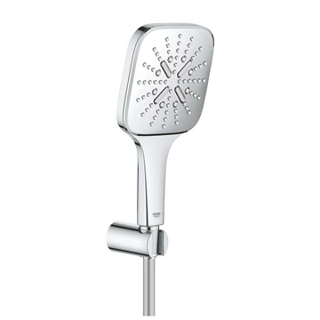 GROHE Rainshower SmartActive 130 Cube zuhanygarnitúra, 3 féle vízsugaras kézizuhannyal, Chrome