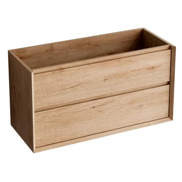 LUNART Vian 100 2 fiókos alsószekrény, vízálló 100x45x54cm, Oak