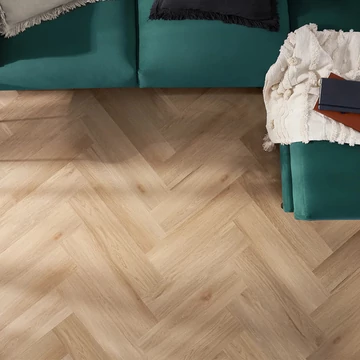 ARBITON AMARON HERRINGBONE ACOUSTIC SPC/vinyl vízálló padló, Harlow Oak