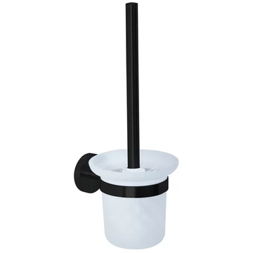 LUNART Seda WC kefe tartó, matt fekete
