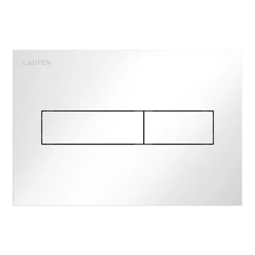 LAUFEN INEO Horizon Falba építhető nyomólap kettős öblítéshez, White