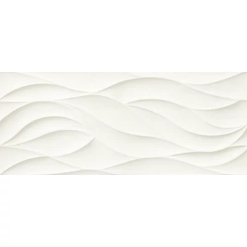 LUNART Viva Shine Wave Ice csempe 25x60