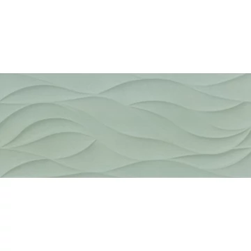 LUNART Viva Shine Wave Mint csempe 25x60