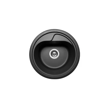 LUNART Bamby egymedencés gránit mosogató, Black