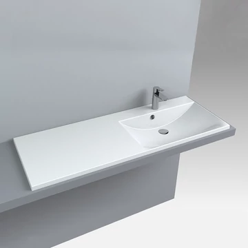LUNART Enzo 1245 R mosdó, fényes fehér