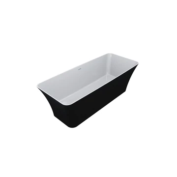 LUNART Adrienne kád, fényes RAL 9005 - Black