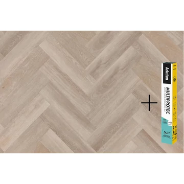 ARBITON AMARON HERRINGBONE 4V SPC/vinyl vízálló padló, Stamford Oak+Multiprotec Acoustic alátét