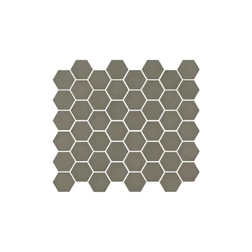 TOGAMA üvegmozaik Hexagonal Matt Taupe