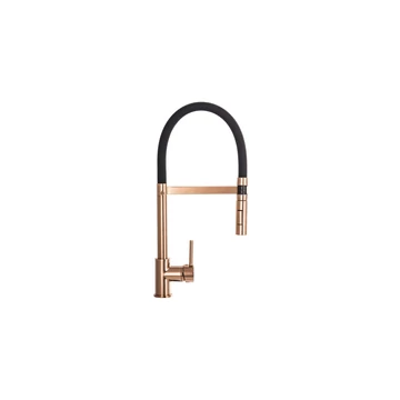 LUNART Gabor konyhai csaptelep, Black Rose Gold