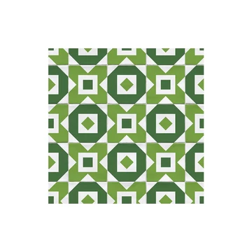 HDM SPC/vinyl vízálló fali panel, Retro Tile Green