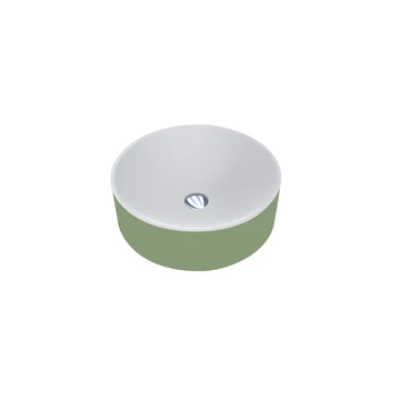 LUNART Milo mosdó, matt RAL 6021 - Pale Green