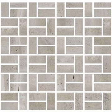 COEM Reverso Mosaico Grigio Pat./Ret. burkolólap 2x5