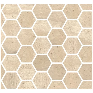 COEM Reverso Mosaico Esagono Beige Pat./Ret. burkolólap