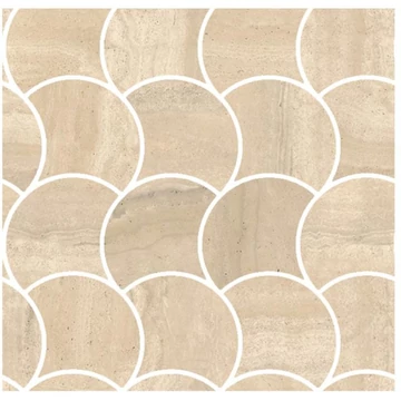 COEM Reverso Mosaico Wavy Beige Nat./Ret. burkolólap