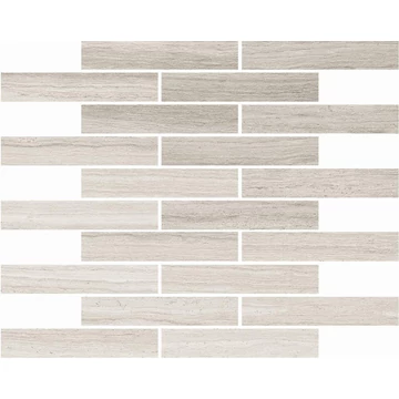 COEM Flow Mosaico Light Grey burkolólap 3x15