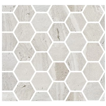 COEM Reverso2 Mosaico Esagono Silver Nat./Ret. burkolólap
