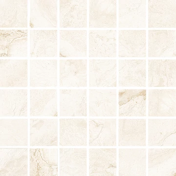COEM Touch Stone Mosaico White Lev./Ret. burkolólap 5x5
