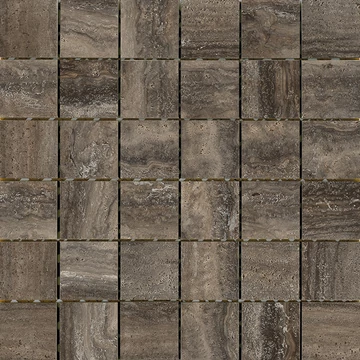 COEM Touch Stone Vein Mosaico Brown Lev./Ret. burkolólap 5x5