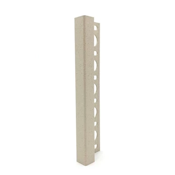 Progress Projolly Square Stone Line szögletes alumínium sarokelem 10mm, cream