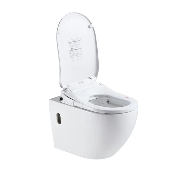 LUNART Clever Comfort perem nélküli fali WC intelligens ülőkével, Glossy White