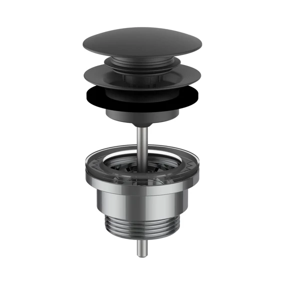 LAUFEN Click-clack leeresztő, PVD bevonattal, Matt Titanium Black
