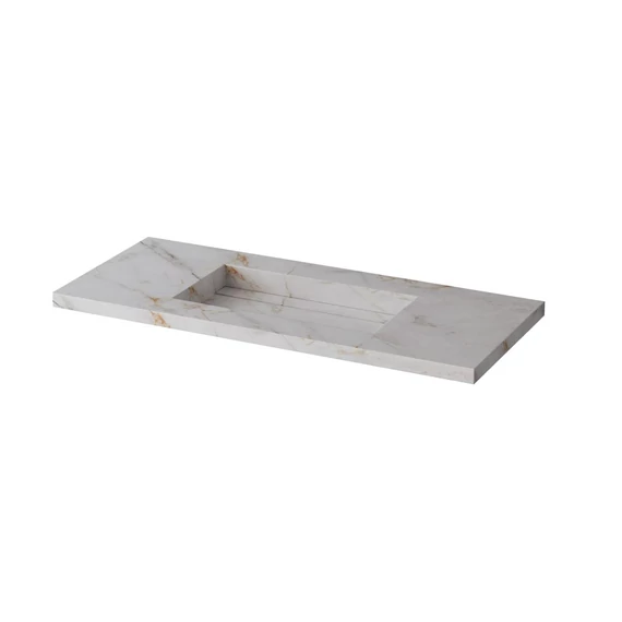 LUNART Dorian 80 gres porcelán mosdó, Calacatta