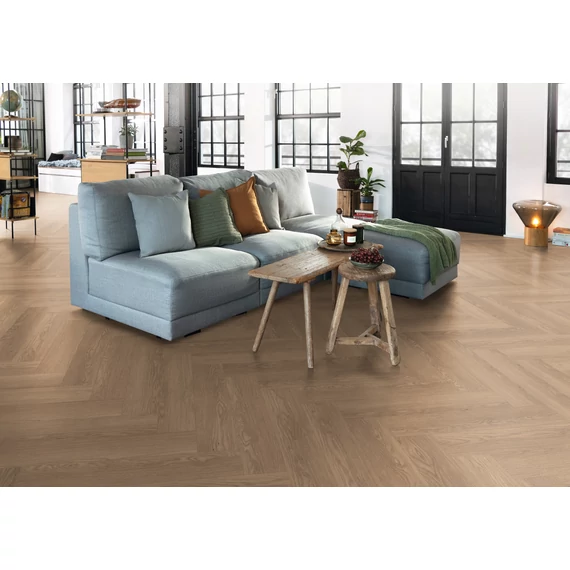 EGGER HERRINGBONE 8/32 4V Brown Baronia Oak Laminált padló EL2134