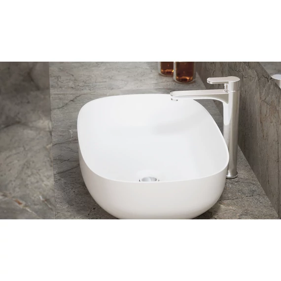 ZENON Duero Soft solid mosdótál click-clack lefolyóval, fehér