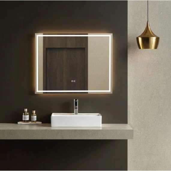 LUNART Maxim 1200 led tükör 4000K/5700K 30W, dupla szenzor, páramentesítő funkció, USB kimenet