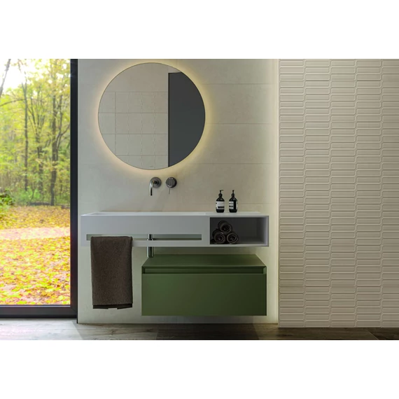 CIFRE Alure Dekor Oval Ivory Mate csempe 30x75