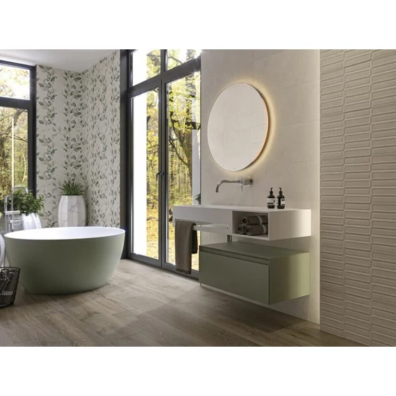 CIFRE Alure Dekor Oval Ivory Mate csempe 30x75