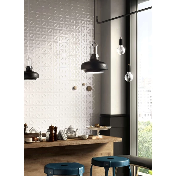 RAGNO Freestyle Glossy Struttura Fiore 3D csempe 25x76 cm 0,95 m2/doboz