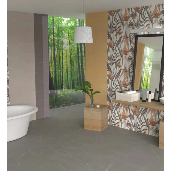 SAVOIA Nuance Dekor Floral Terra A+B+C csempe 25x75cm 1,12 m2/doboz