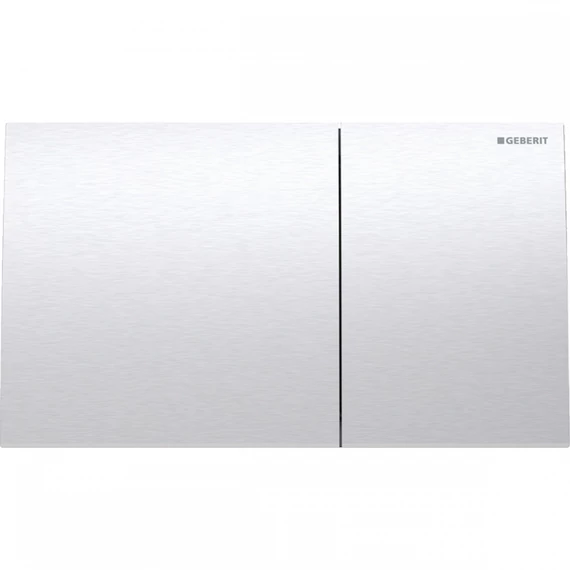 GEBERIT Sigma70 SQUARE működtetőlap 2 mennyiséges öblítéshez, szálcsiszolt