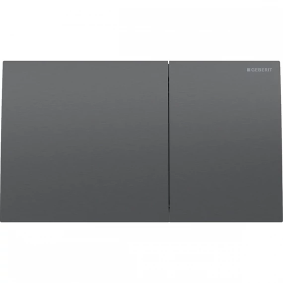 GEBERIT Sigma70 SQUARE működtetőlap 2 mennyiséges öblítéshez, fekete króm
