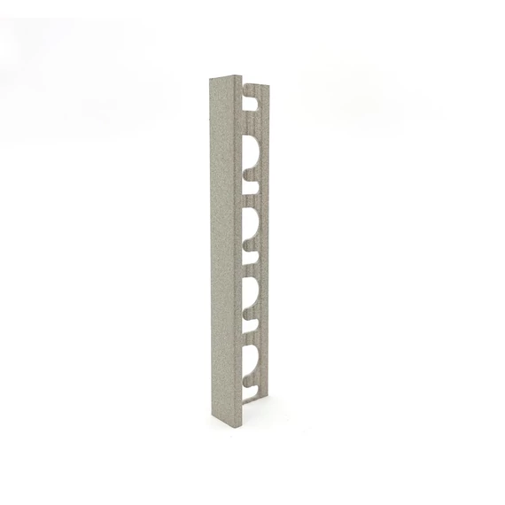 Progress Proterminal Stone Line alumínium L profil 2700x10mm, Cristal Grey