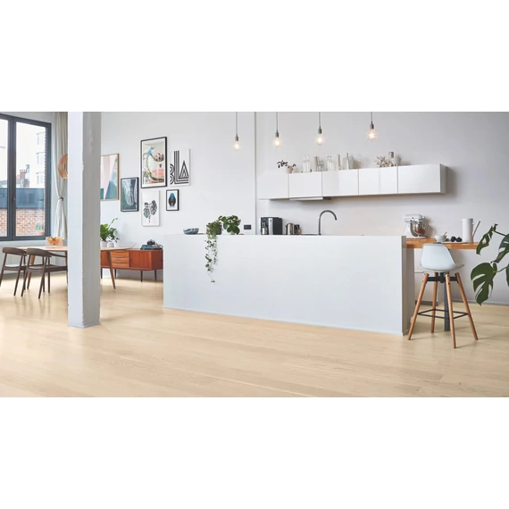 TARKETT Shade Tölgy Cotton White Plank XL 1 osztásos, Proteco Natura színezett szalagparketta