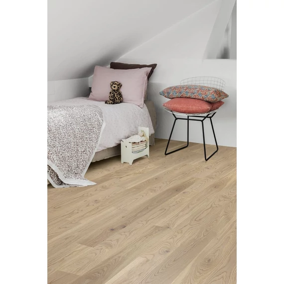 TARKETT Shade Tölgy Cream White Midiplank 1 osztásos, Proteco Natura színezett szalagparketta
