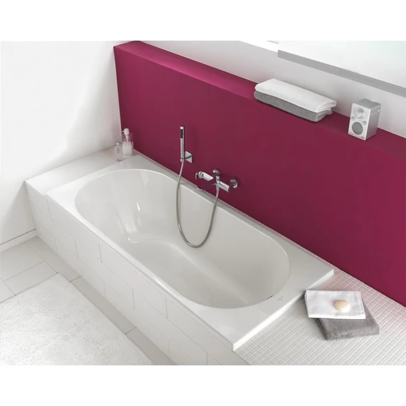 VILLEROY O.Novo beépíthető egyenes kád, 1600x700, White Alpin
