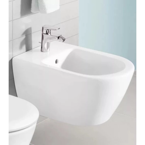 VILLEROY Subway 2.0 fali bidé, 565x375, Glossy White Alpin