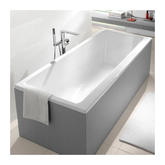 VILLEROY Targa Plus beépíthető egyenes kád, 1800x800, White Alpin