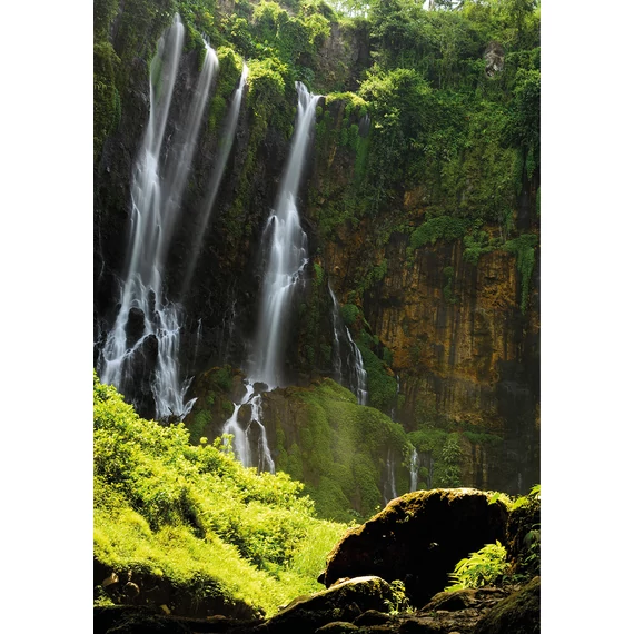 HB SPC/vinyl vízálló fali panel, Waterfalls at Sunrise (2605 x 1868 mm)